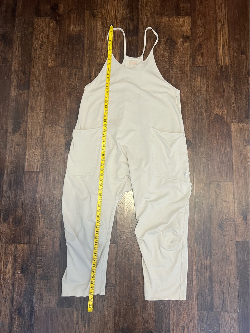 Free People Movement Hot Shot Onesie Size Women’s Medium Color Cream/Tan - Picture 14 of 14